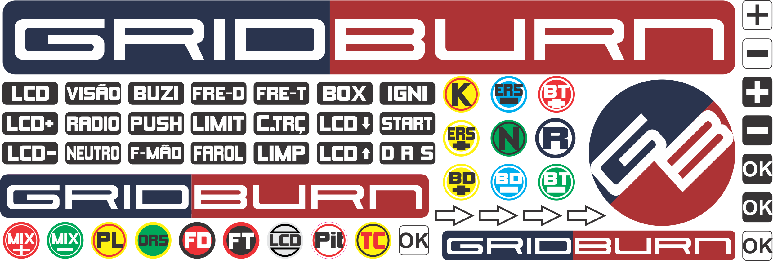 Volante Formula Gridburn Modelo Weel Add-on Vf-dtm Para G27